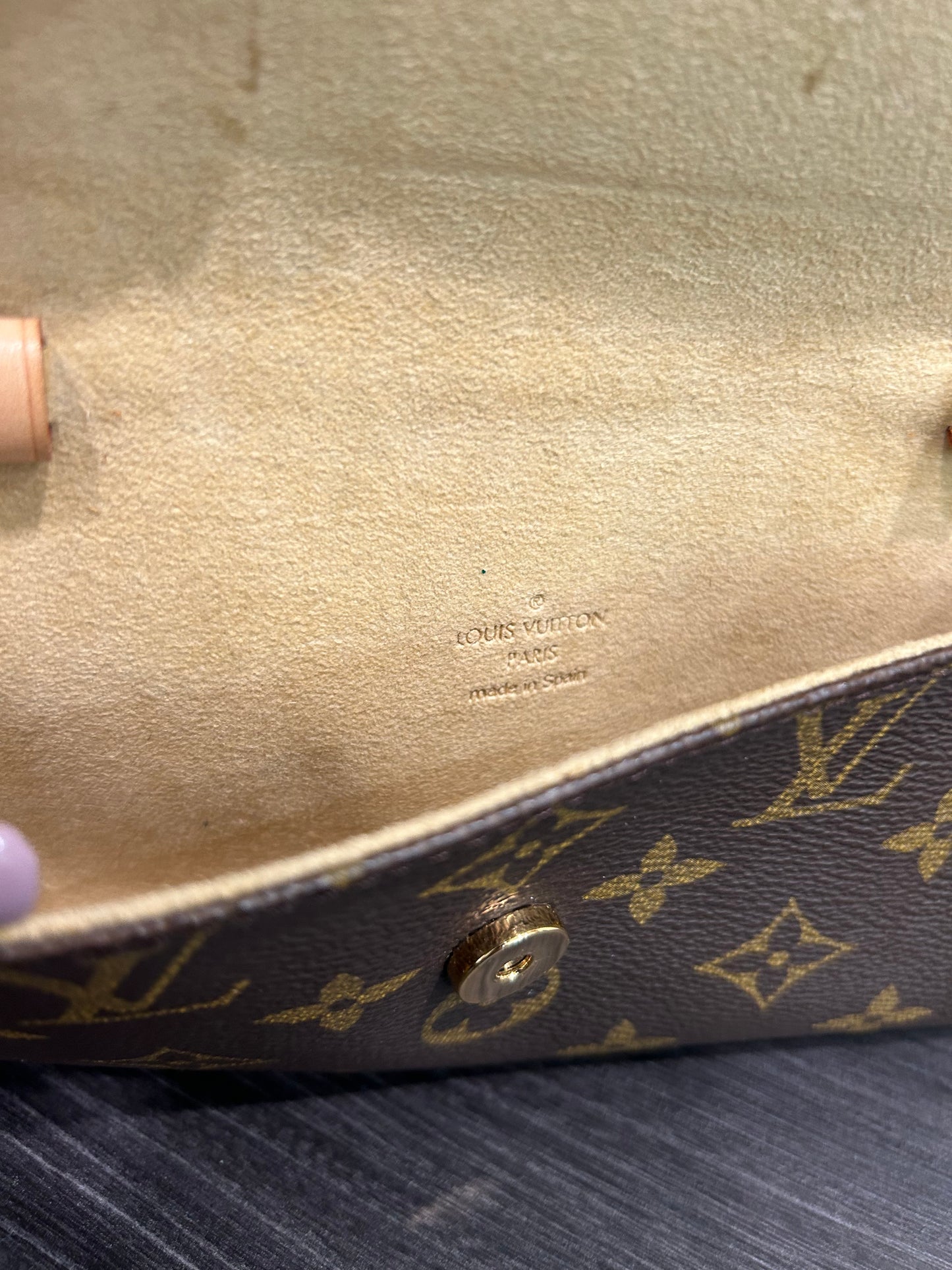 SOLD! Louis Vuitton Monogram Pochette Twin PM