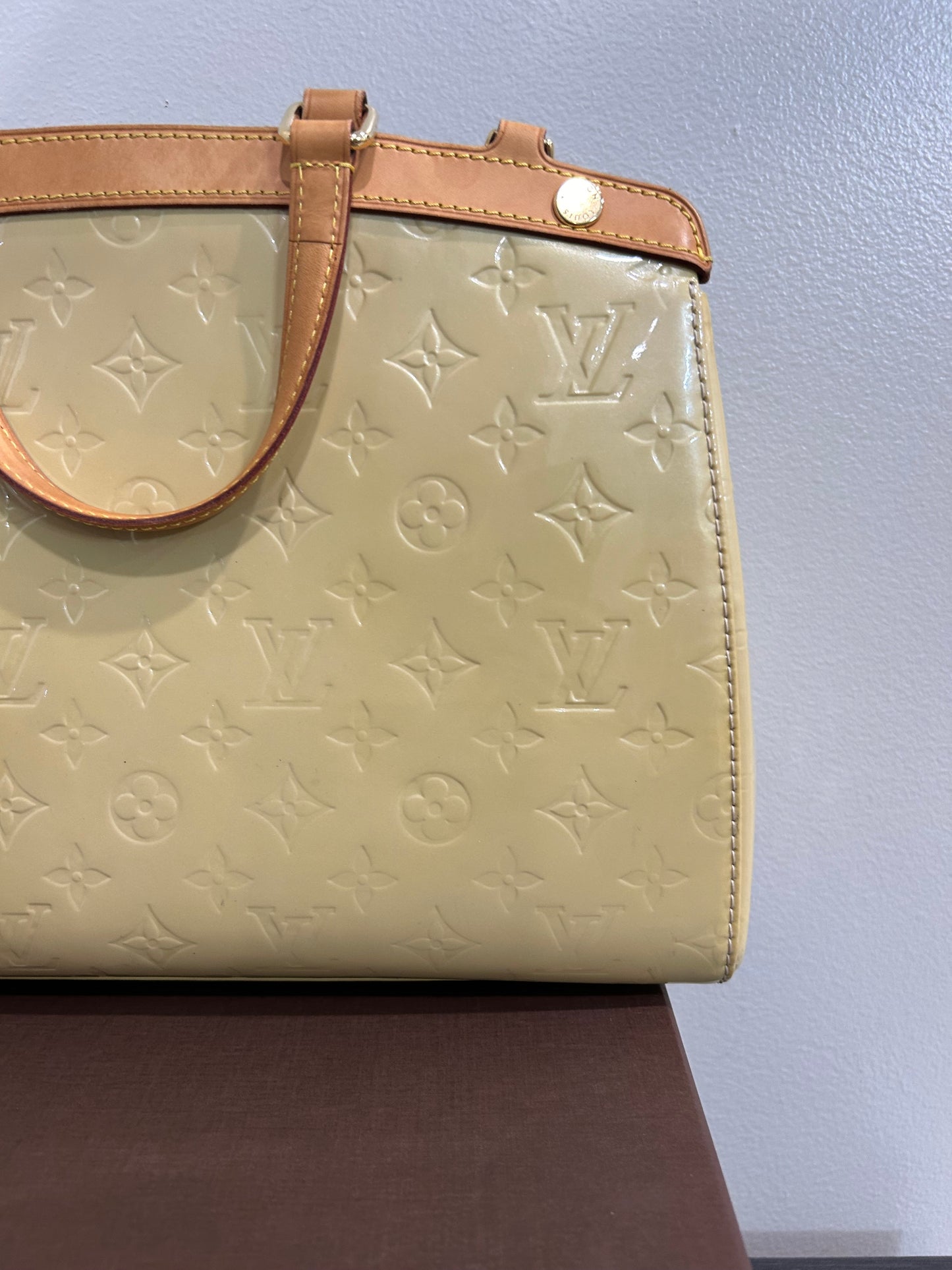 SOLD! 2012 Louis Vuitton Yellow Vernis Brea MM