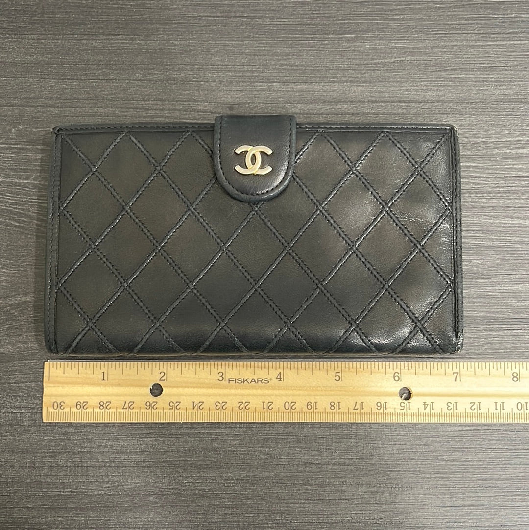 SOLD! CHANEL Leather Wallet