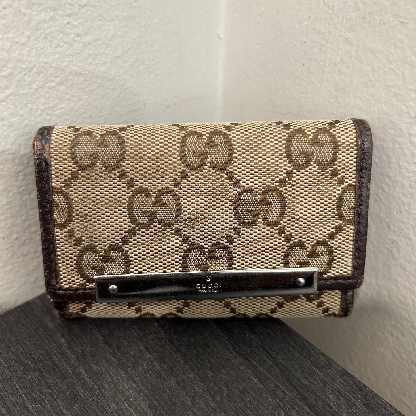 CLEARANCE #187 GUCCI Canvas Key Case
