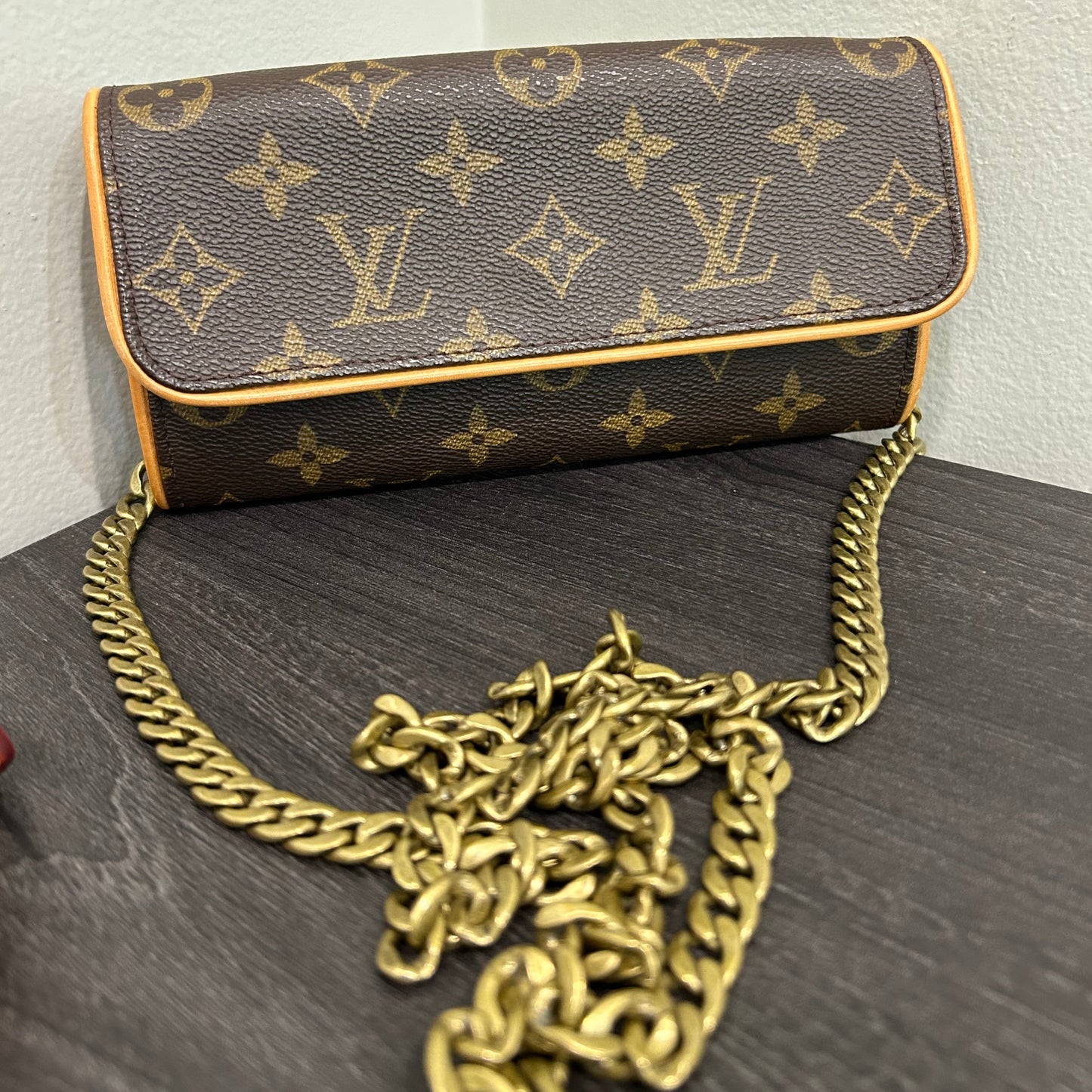 SOLD! Louis Vuitton Monogram Pochette Twin PM