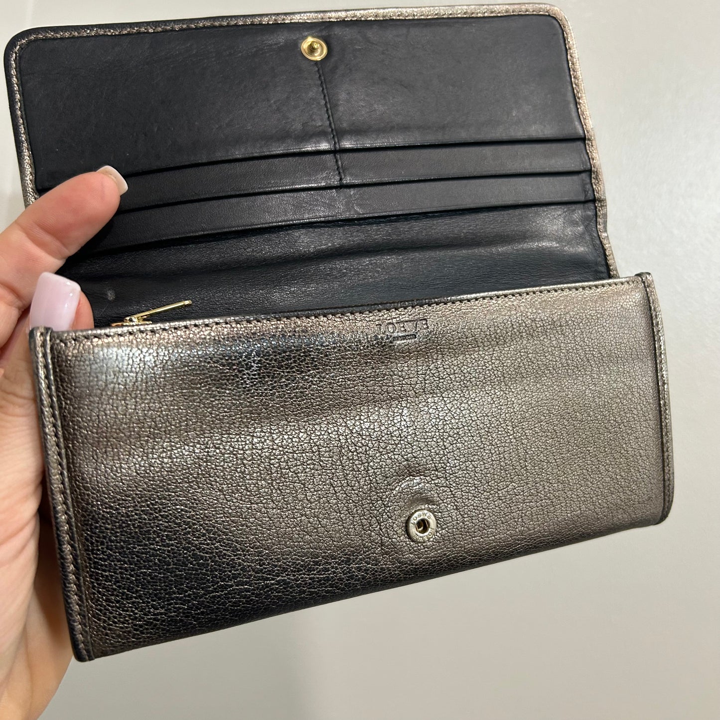 SOLD! Loewe Metallic Wallet