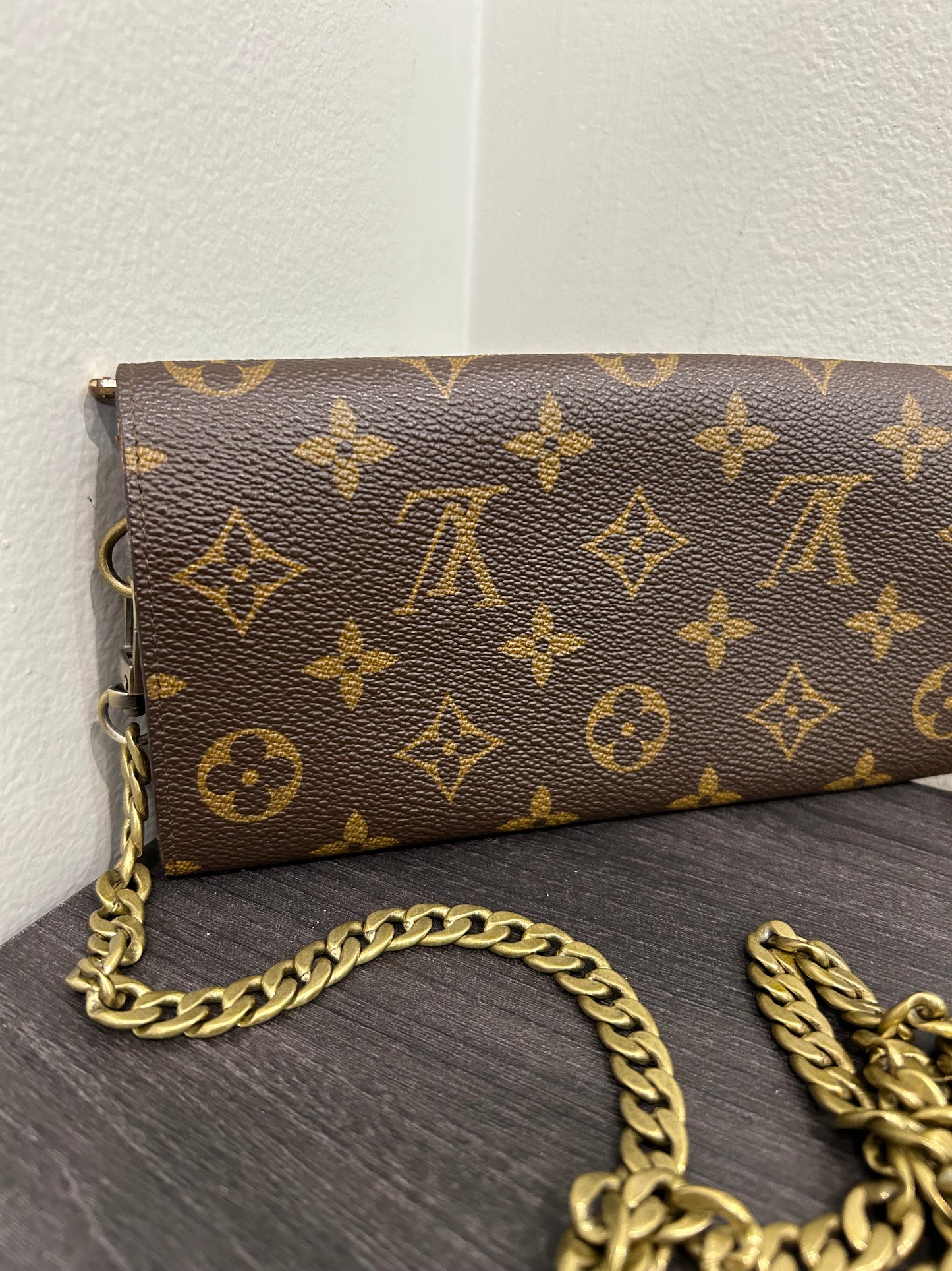 SOLD! Louis Vuitton Monogram Wallet on Chain