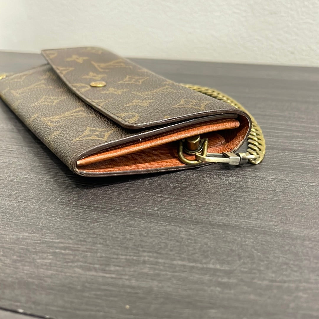 SOLD! Louis Vuitton Monogram Wallet on Chain