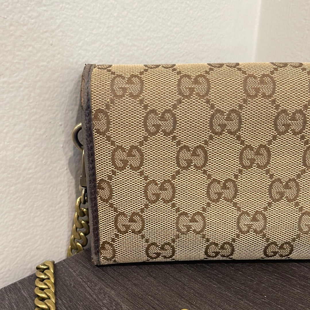 SOLD! Gucci GG Wallet on Chain