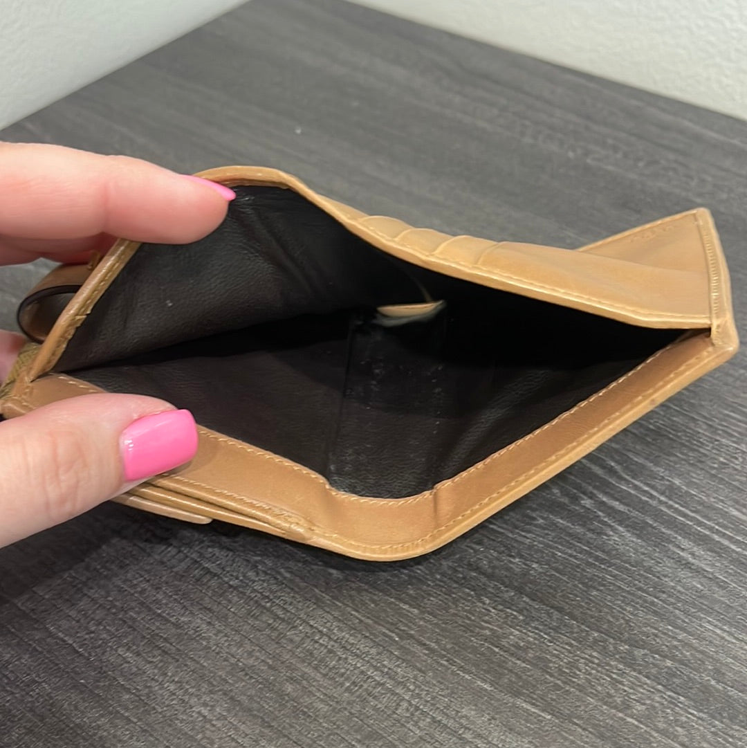 SOLD! 2 Piece Set - Gucci Canvas GG Wallets