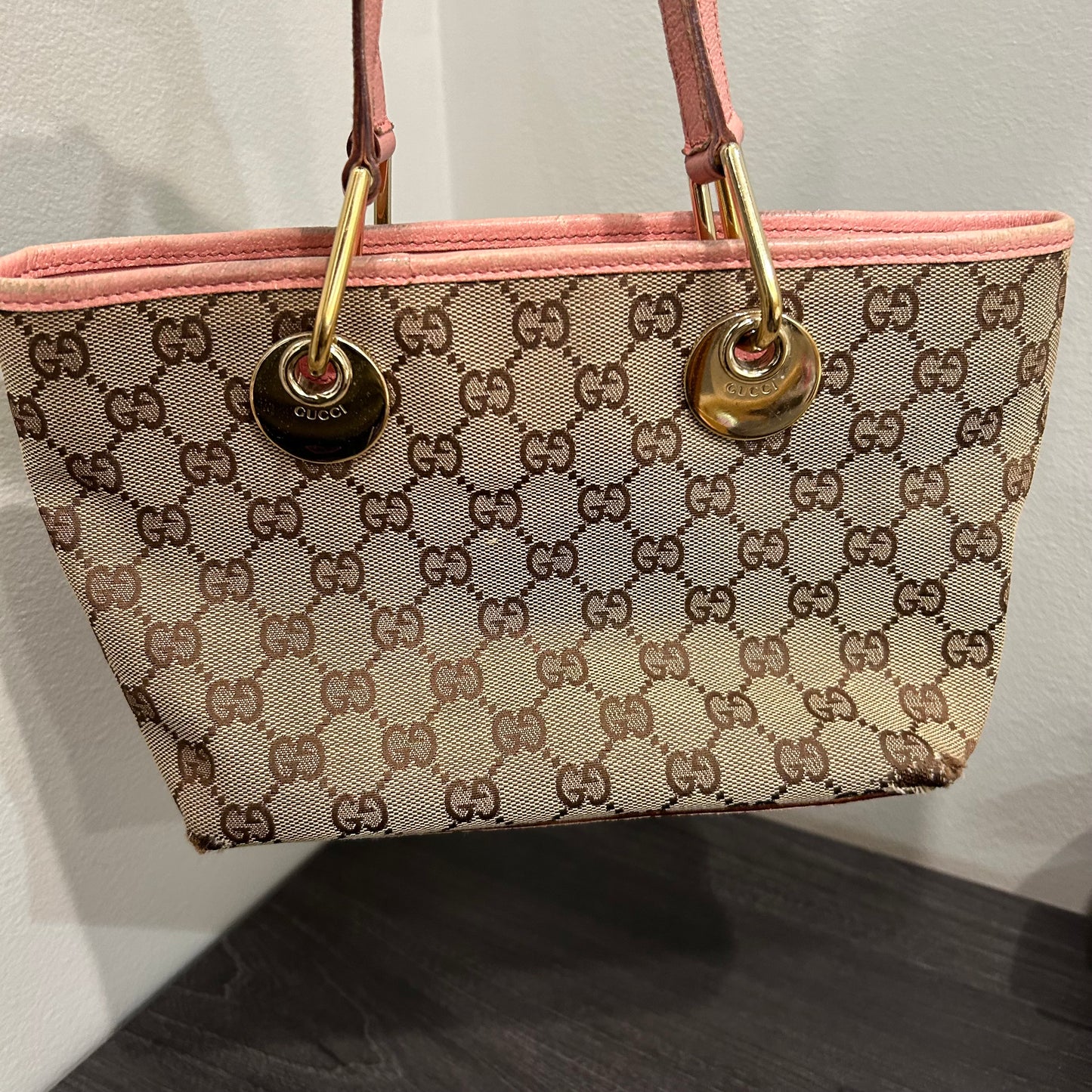 CLEARANCE Gucci Canvas Mini Tote
