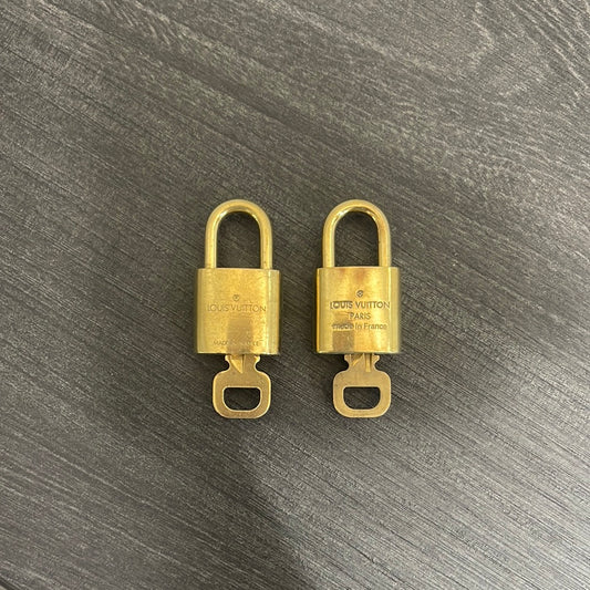 SOLD! Set of 2 Louis Vuitton Lock & Key