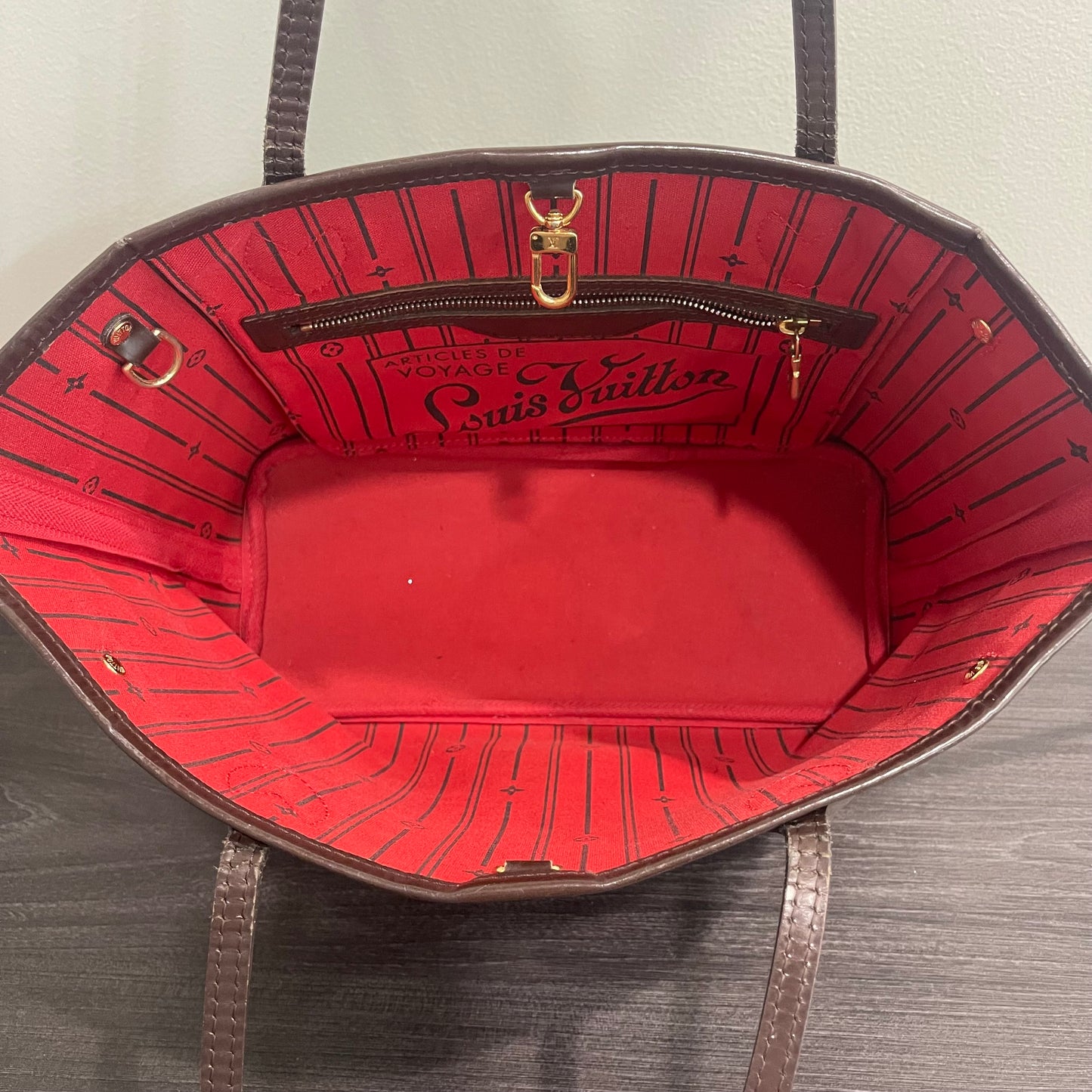 SOLD! Louis Vuitton Damier Ebene Neverfull PM