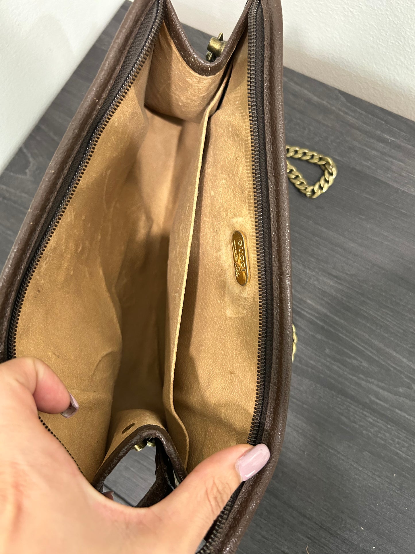 SOLD! Gucci Pouch on Chain