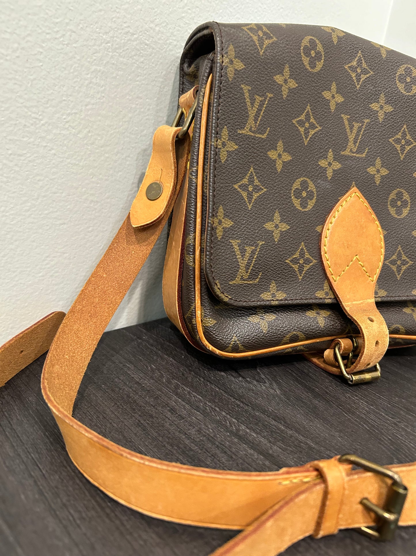 SOLD! Louis Vuitton Monogram Cartouchiere MM