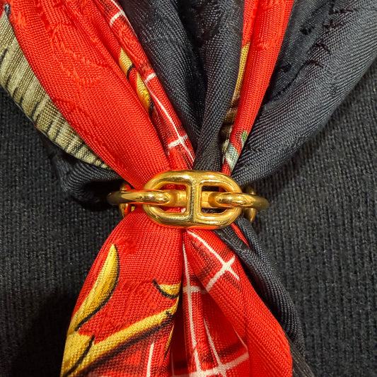 #8275 HERMES Regate Scarf Ring MSRP $350
