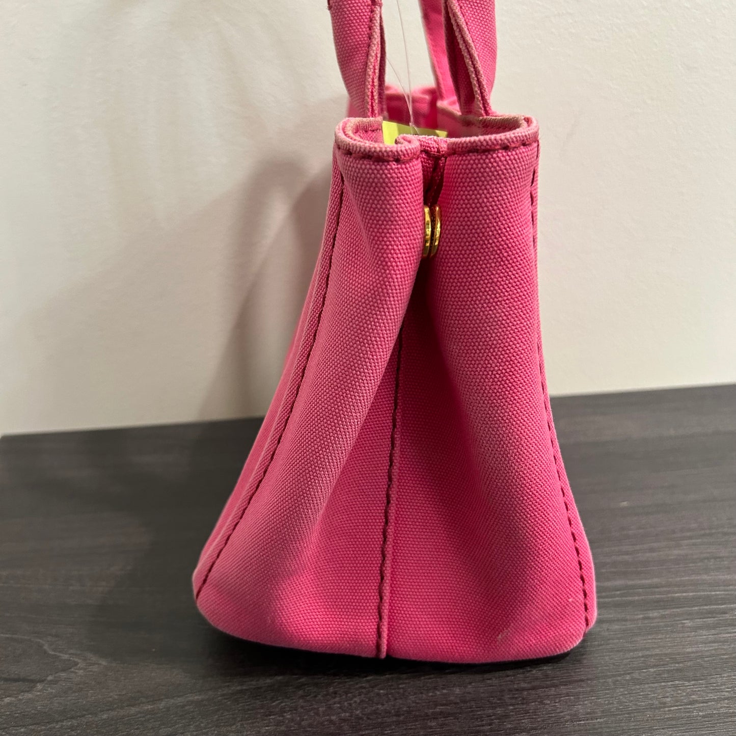 #839 PRADA Canapa Tote (Pink)