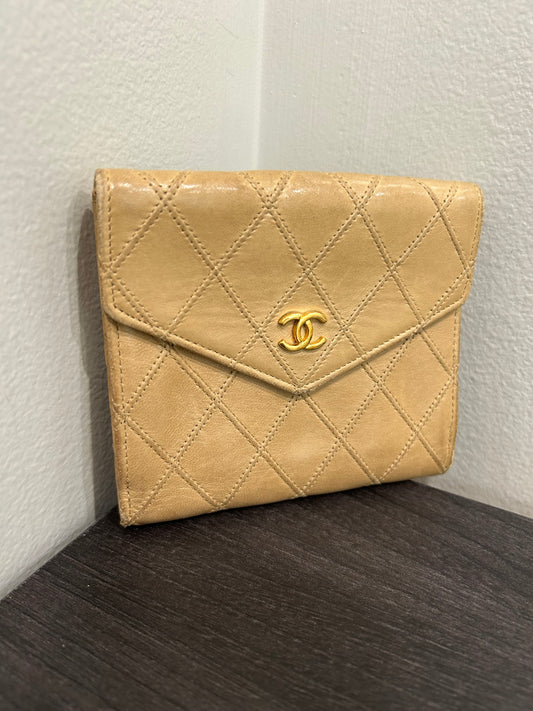 SOLD! CHANEL Beige Wallet