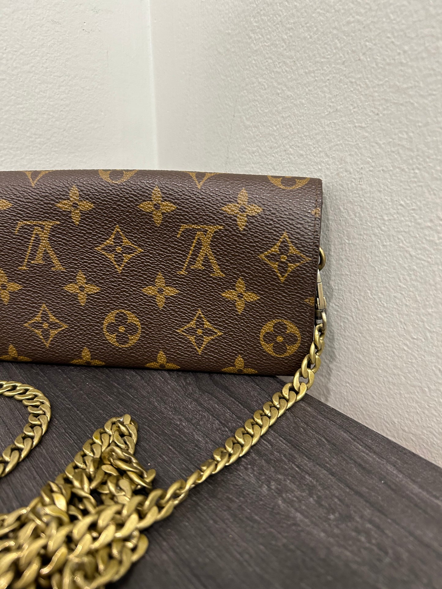 SOLD! Louis Vuitton Monogram Wallet on Chain