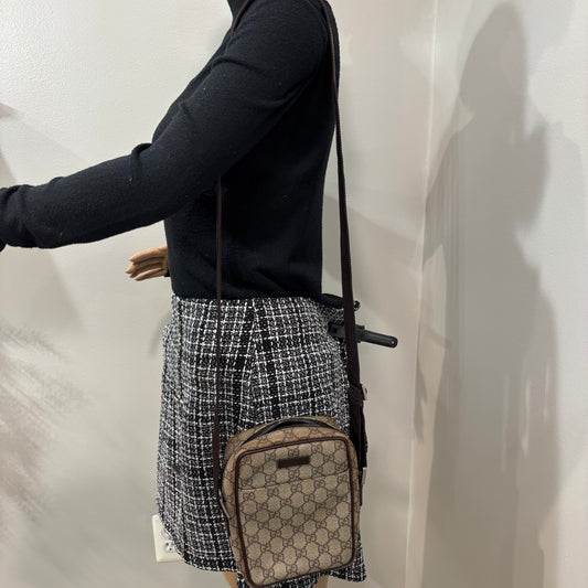 1110 GUCCI Brown Crossbody