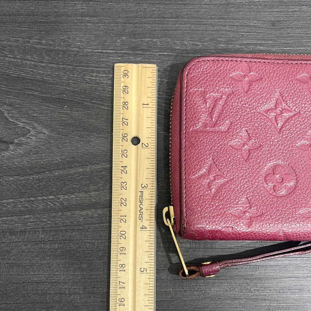 SOLD! Louis Vuitton Empreinte Zippy Wallet