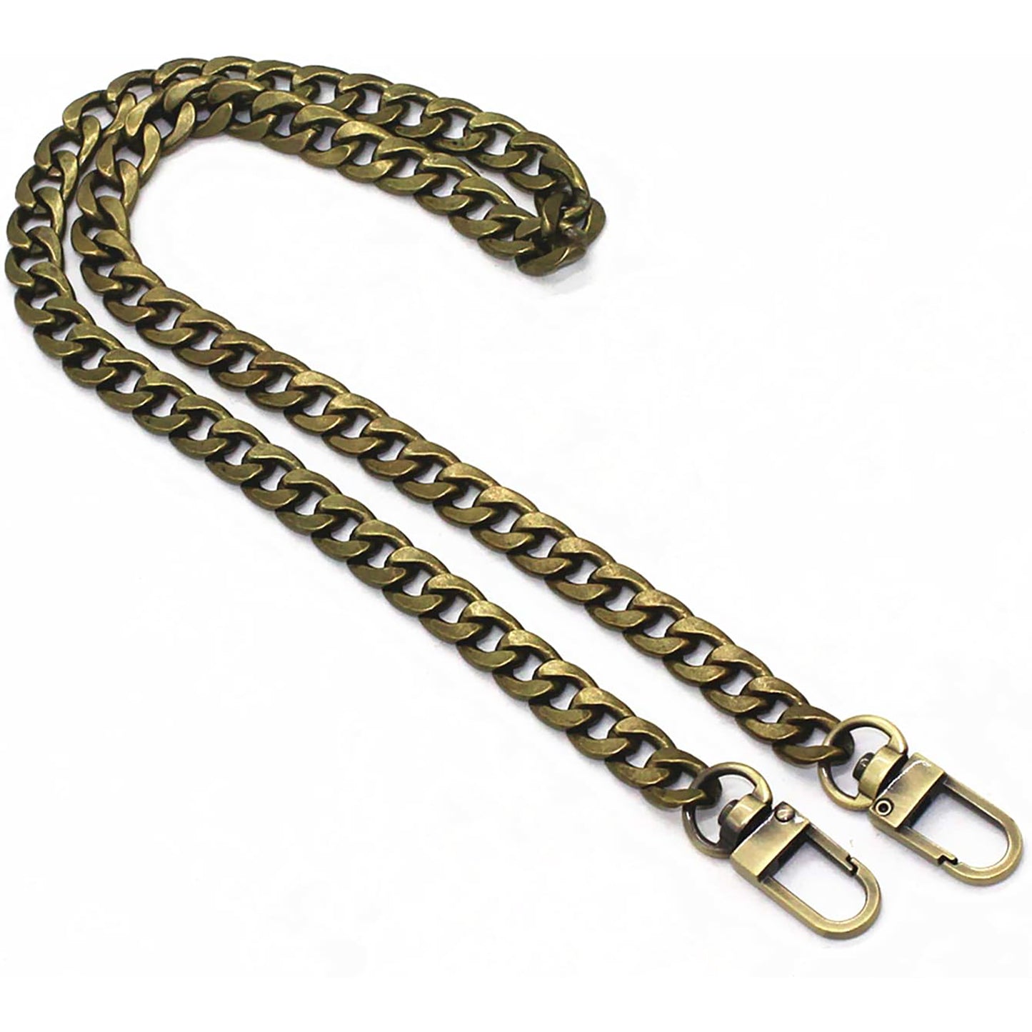 NEW Flat Link Bronze-tone Iron Shoulder Chain