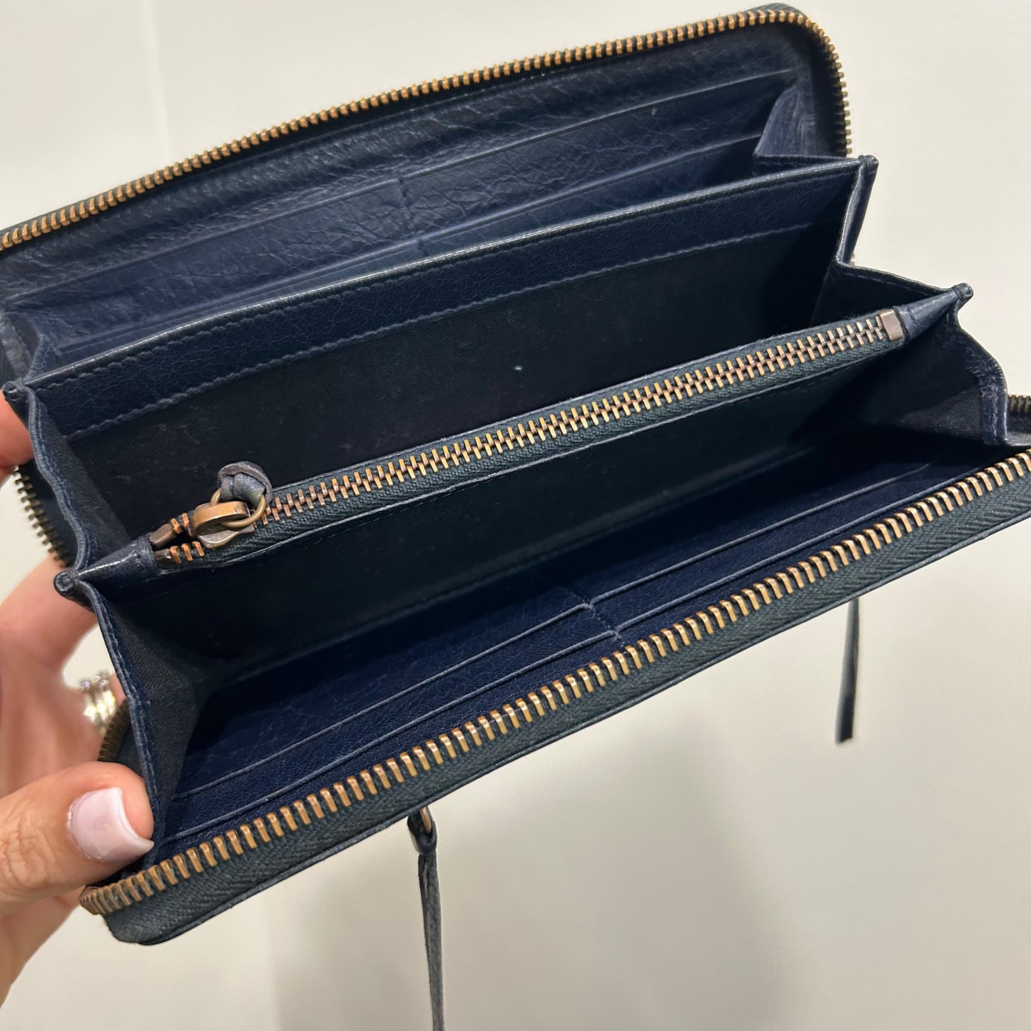 SOLD! Balenciaga City Zip Wallet