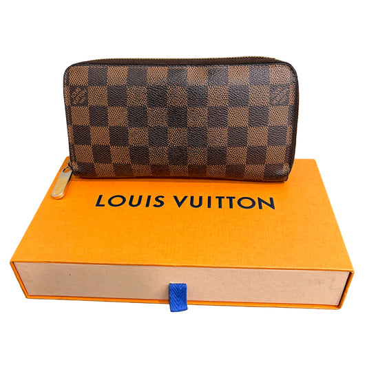 #1101-14 LOUIS VUITTON Damier Ebene Zip Wallet