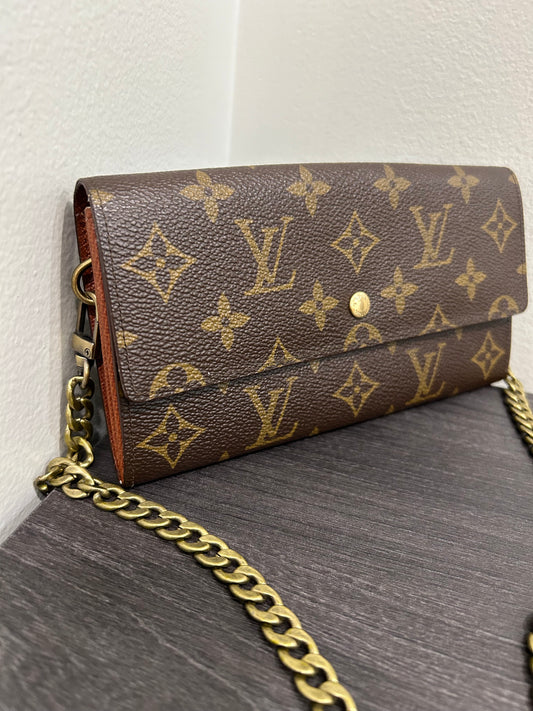 SOLD! Louis Vuitton Monogram Wallet on Chain