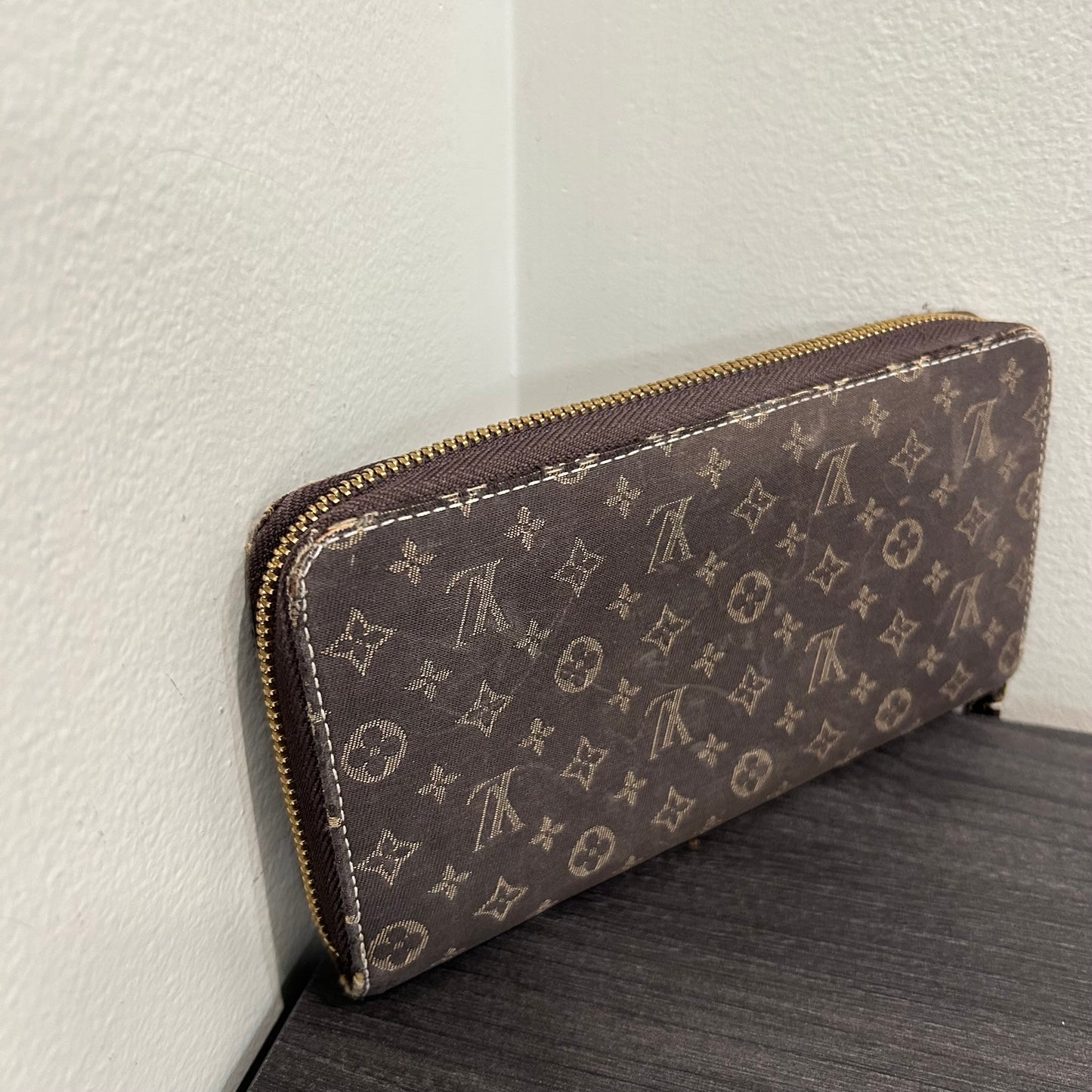 SOLD! Louis Vuitton Mini Lin Zip Wallet