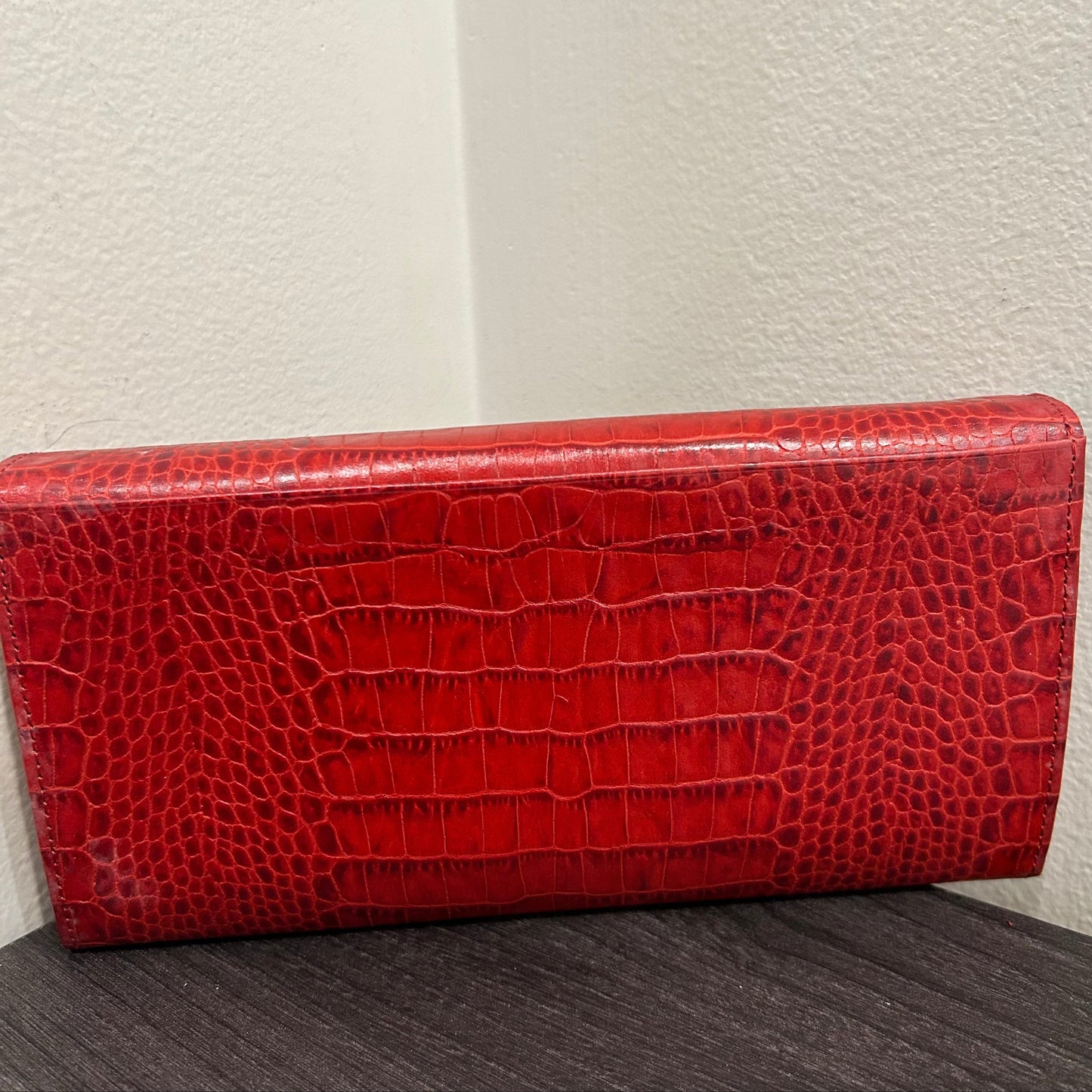 #213 YSL Exotic Red Bifold Wallet