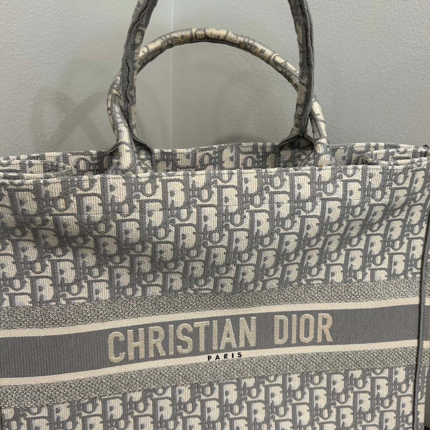 CLEARANCE #110 CHRISTIAN DIOR Large Book Tote w/ Dust Bag