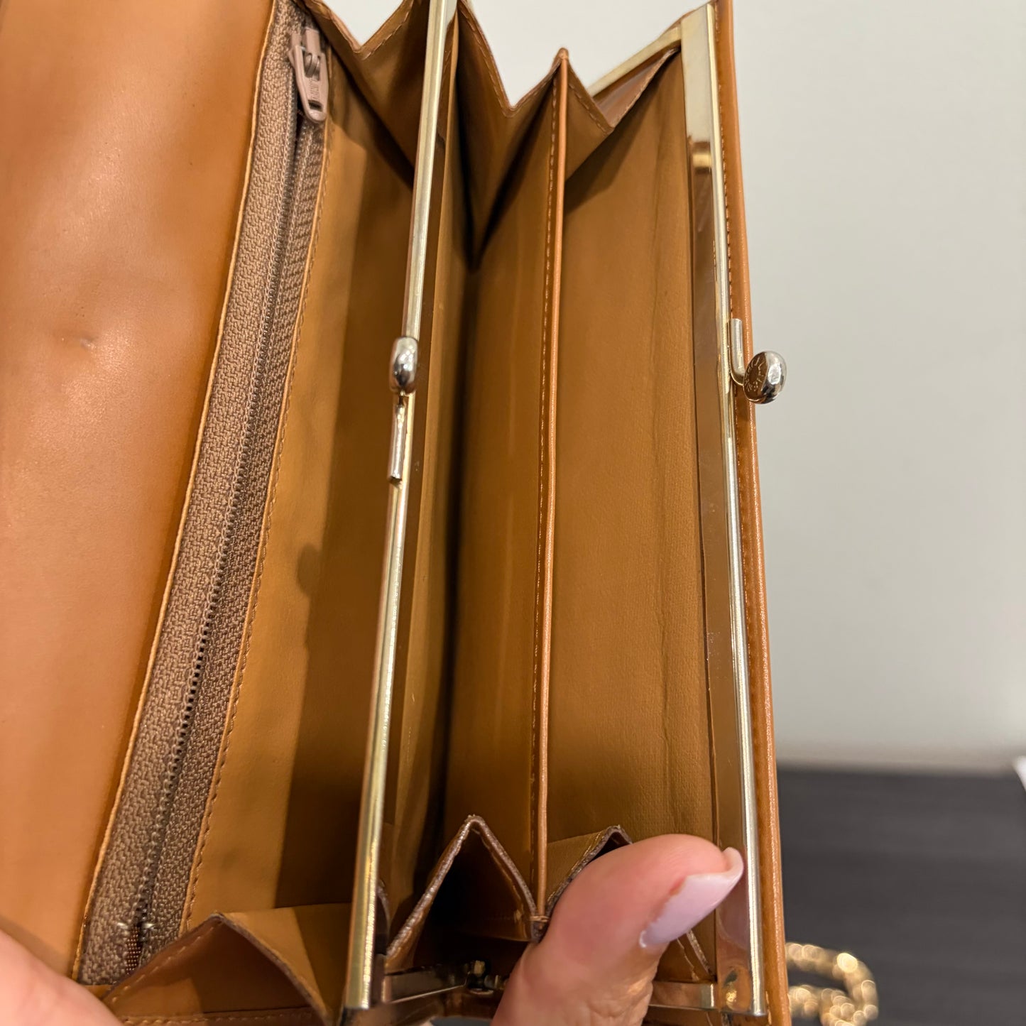 #1703 CELINE Macadam Long Wallet