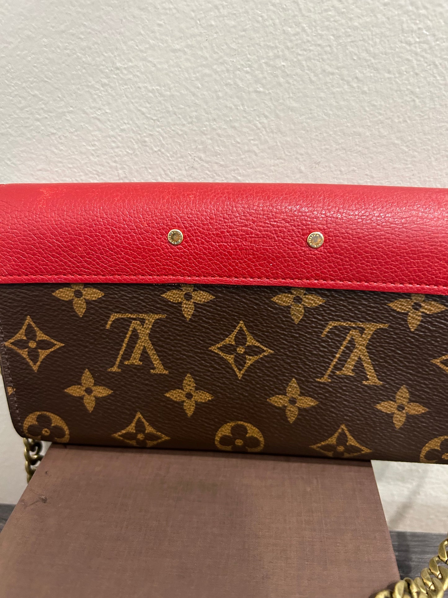 SOLD! Louis Vuitton Pallas Wallet on Chain