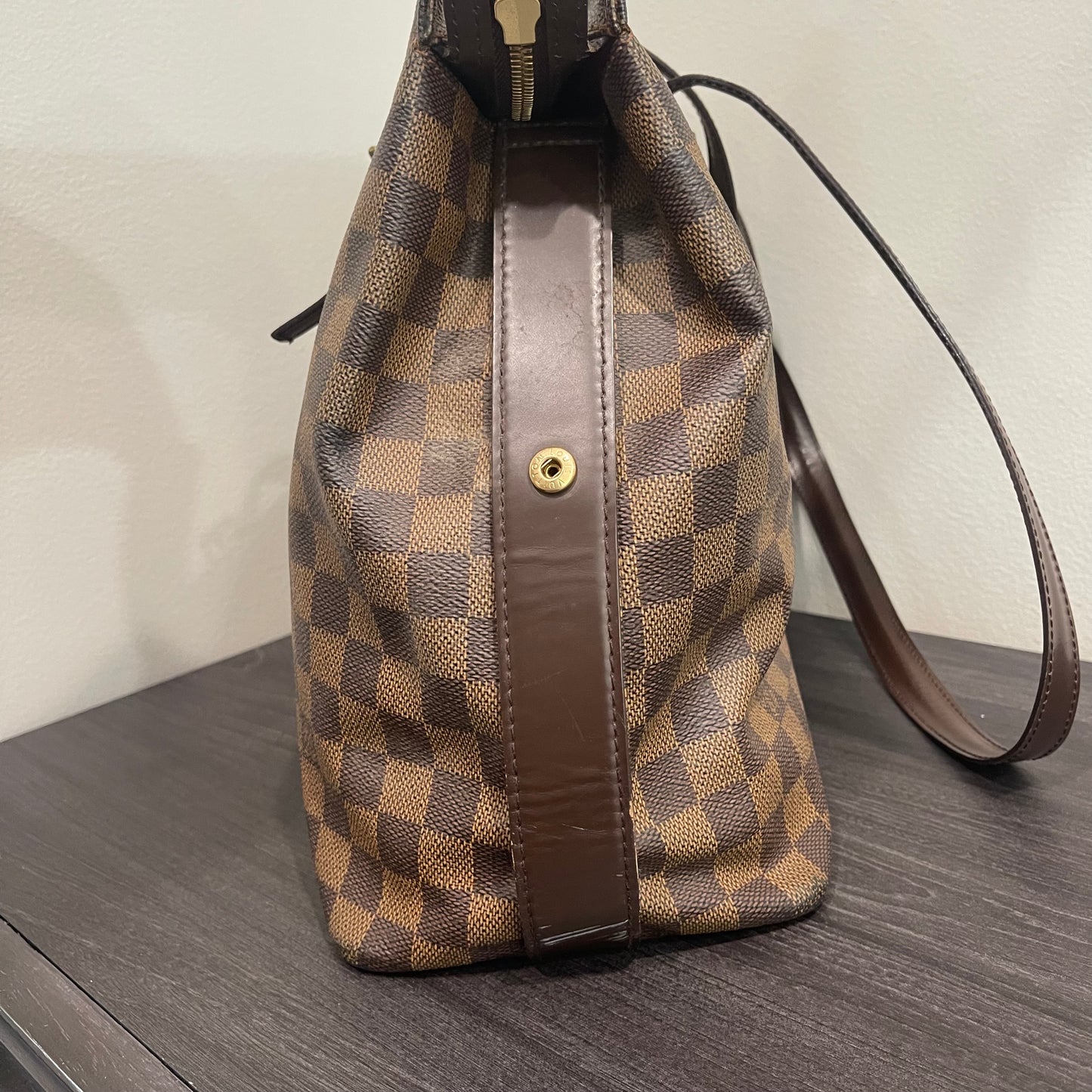 SOLD! Louis Vuitton Damier Ebene Chelsea Tote