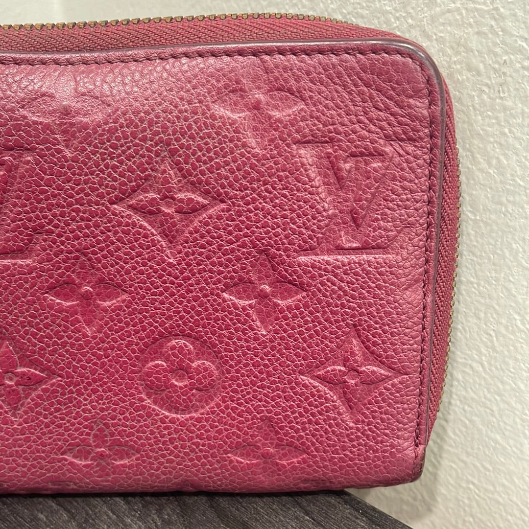SOLD! Louis Vuitton Empreinte Zippy Wallet