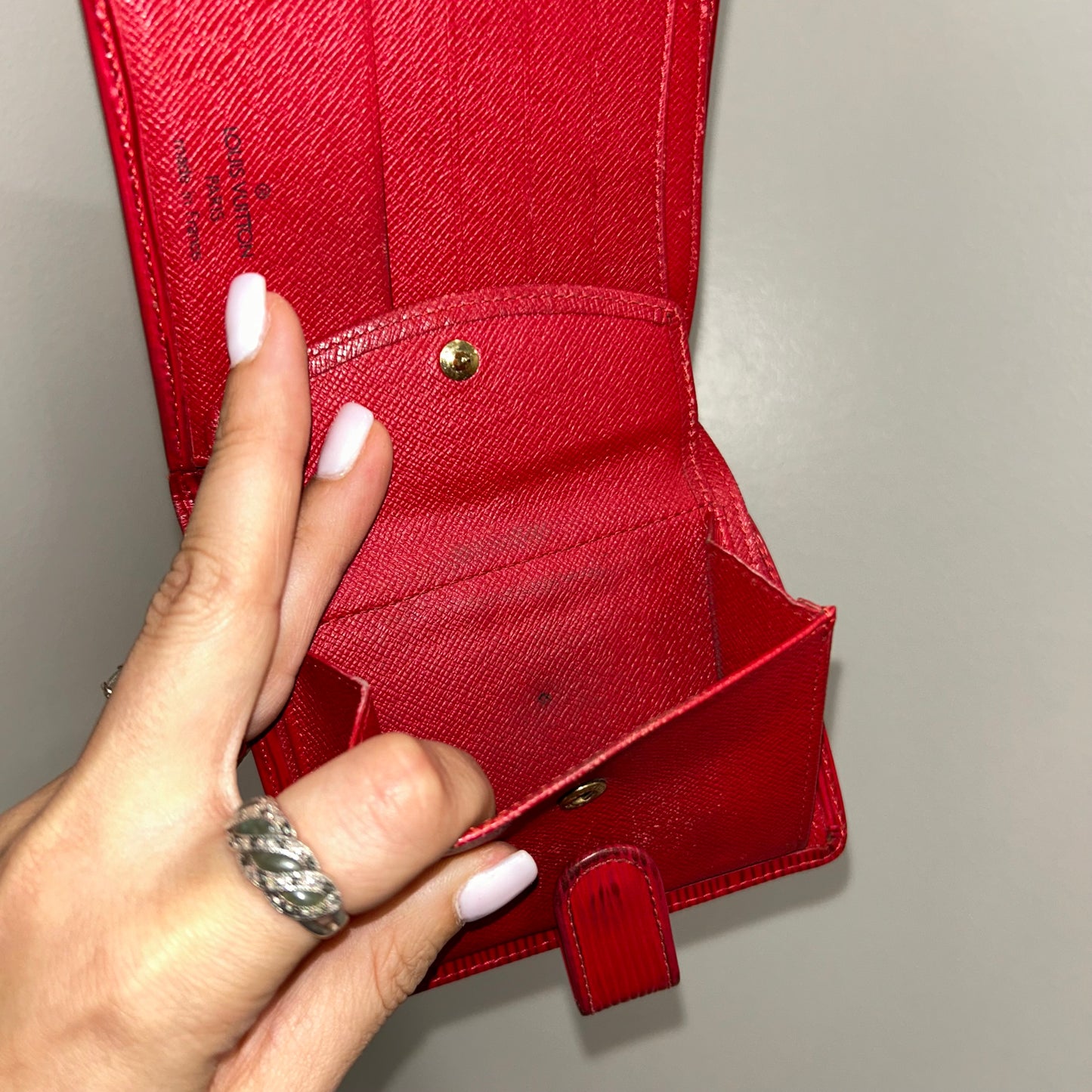 SOLD! Louis Vuitton Epi Wallet