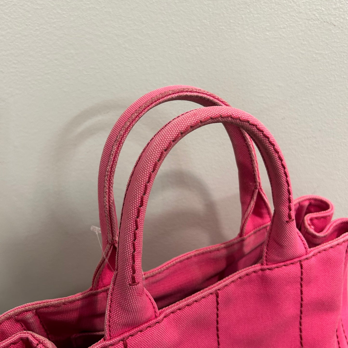 #839 PRADA Canapa Tote (Pink)