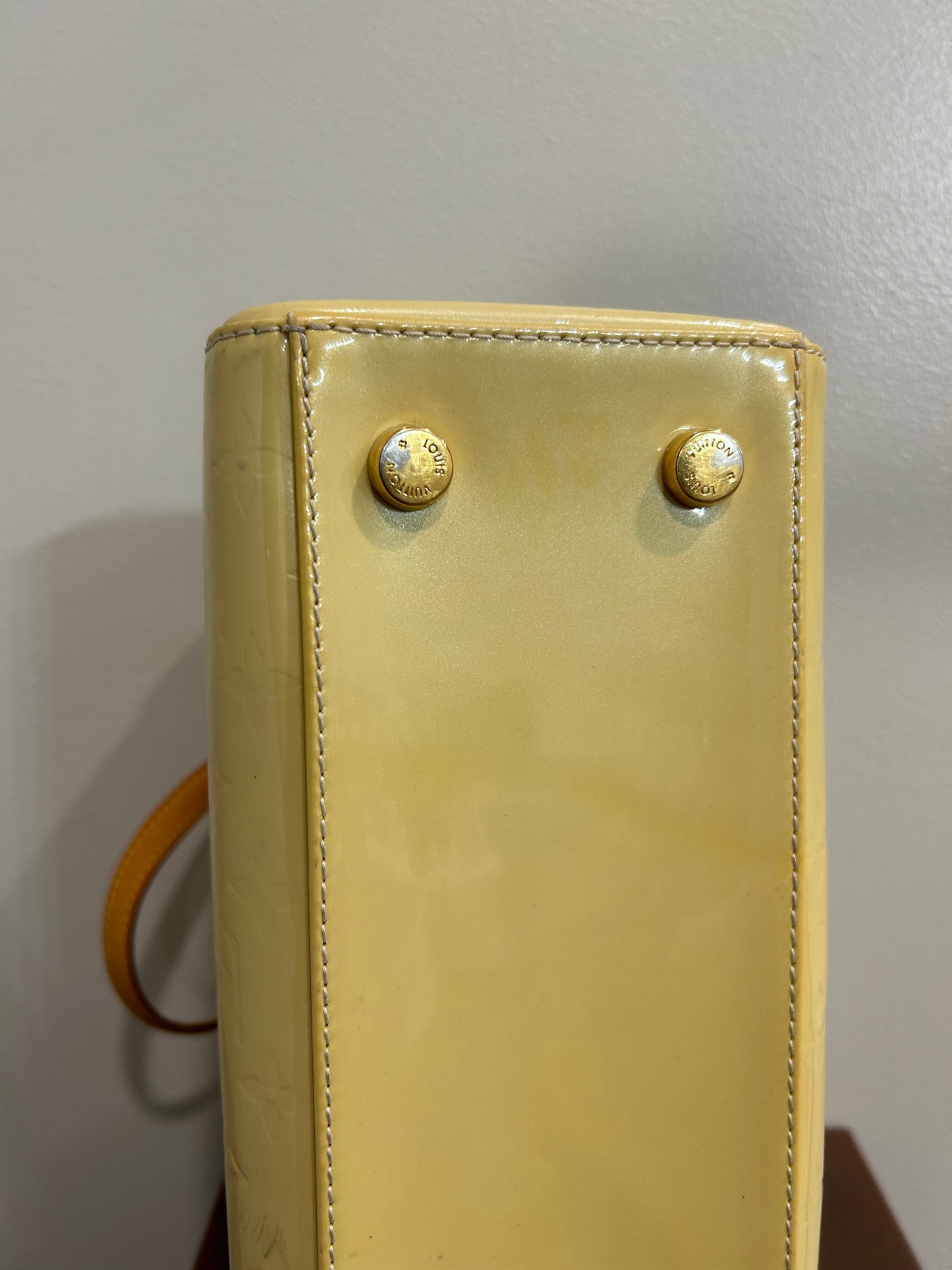 SOLD! 2012 Louis Vuitton Yellow Vernis Brea MM