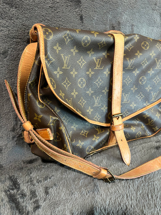 SOLD! Louis Vuitton Monogram Saumur 35 Crossbody