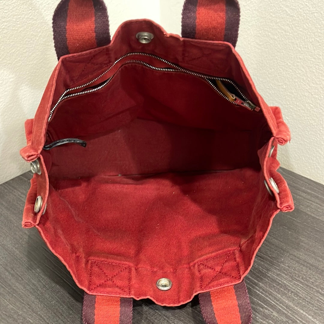 SOLD! Hermès Toile Fourre-Tout PM Tote