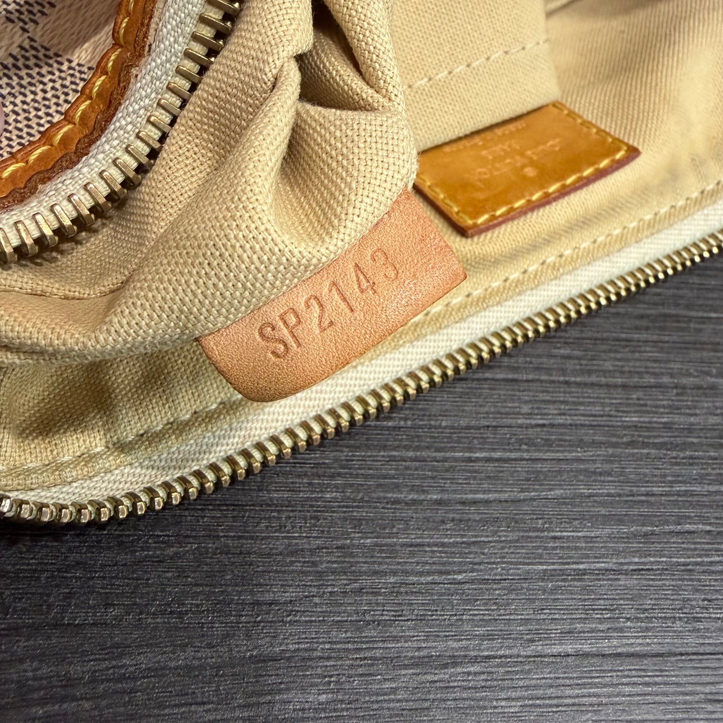 #3203 LOUIS VUITTON Damier Azur Siracusa PM
