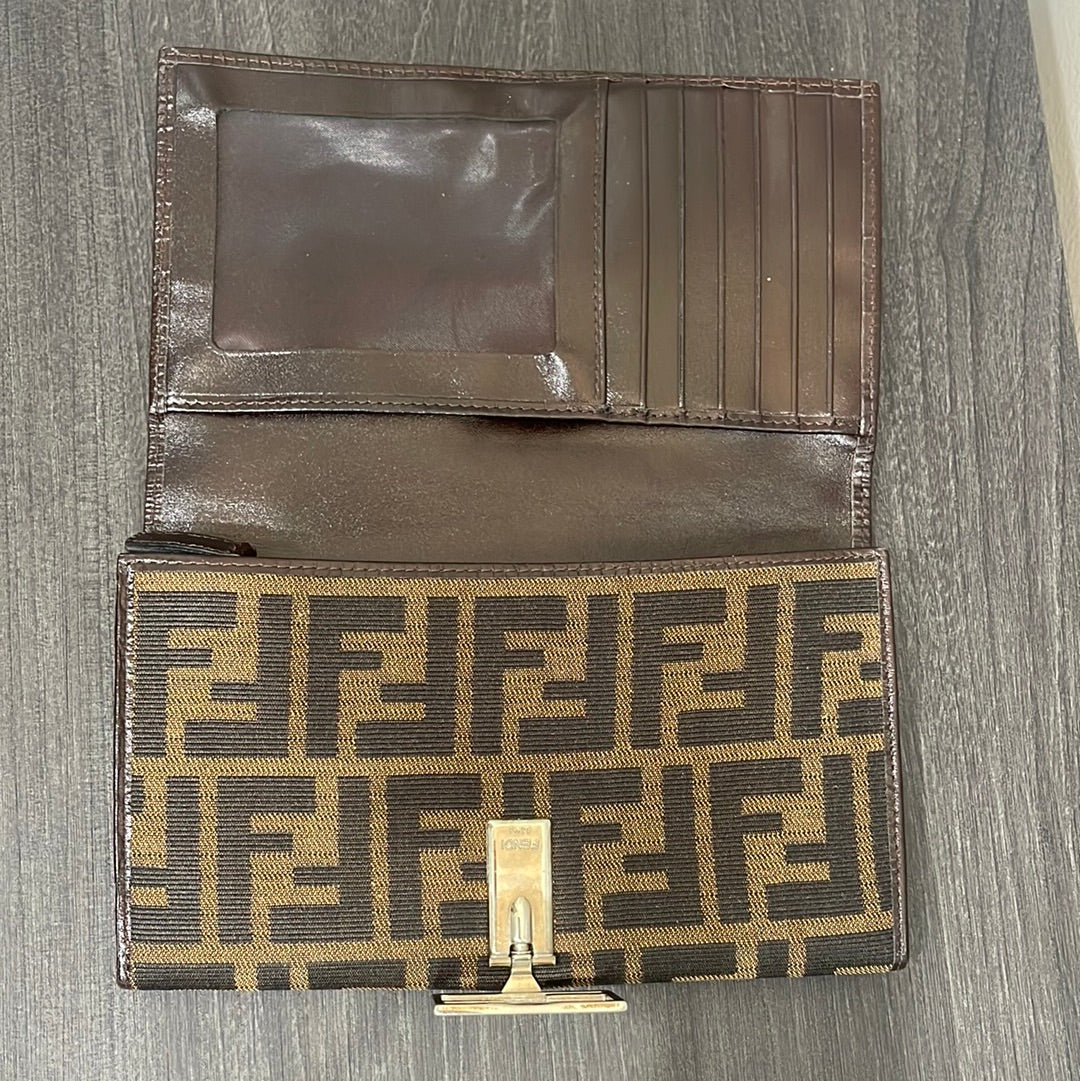 SOLD! Fendi Zucca Wallet