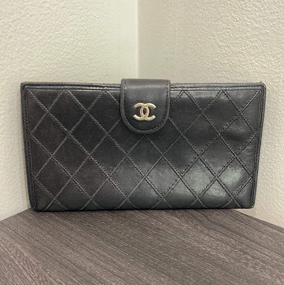 SOLD! CHANEL Leather Wallet