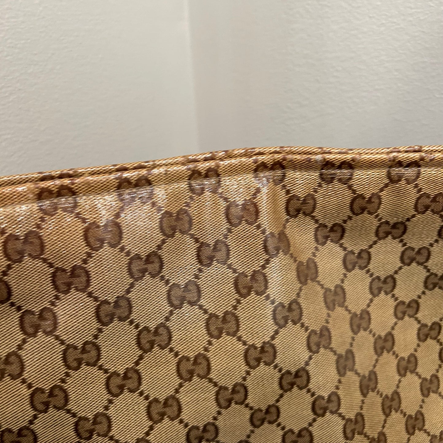 CLEARANCE Gucci Coated Canvas Messenger
