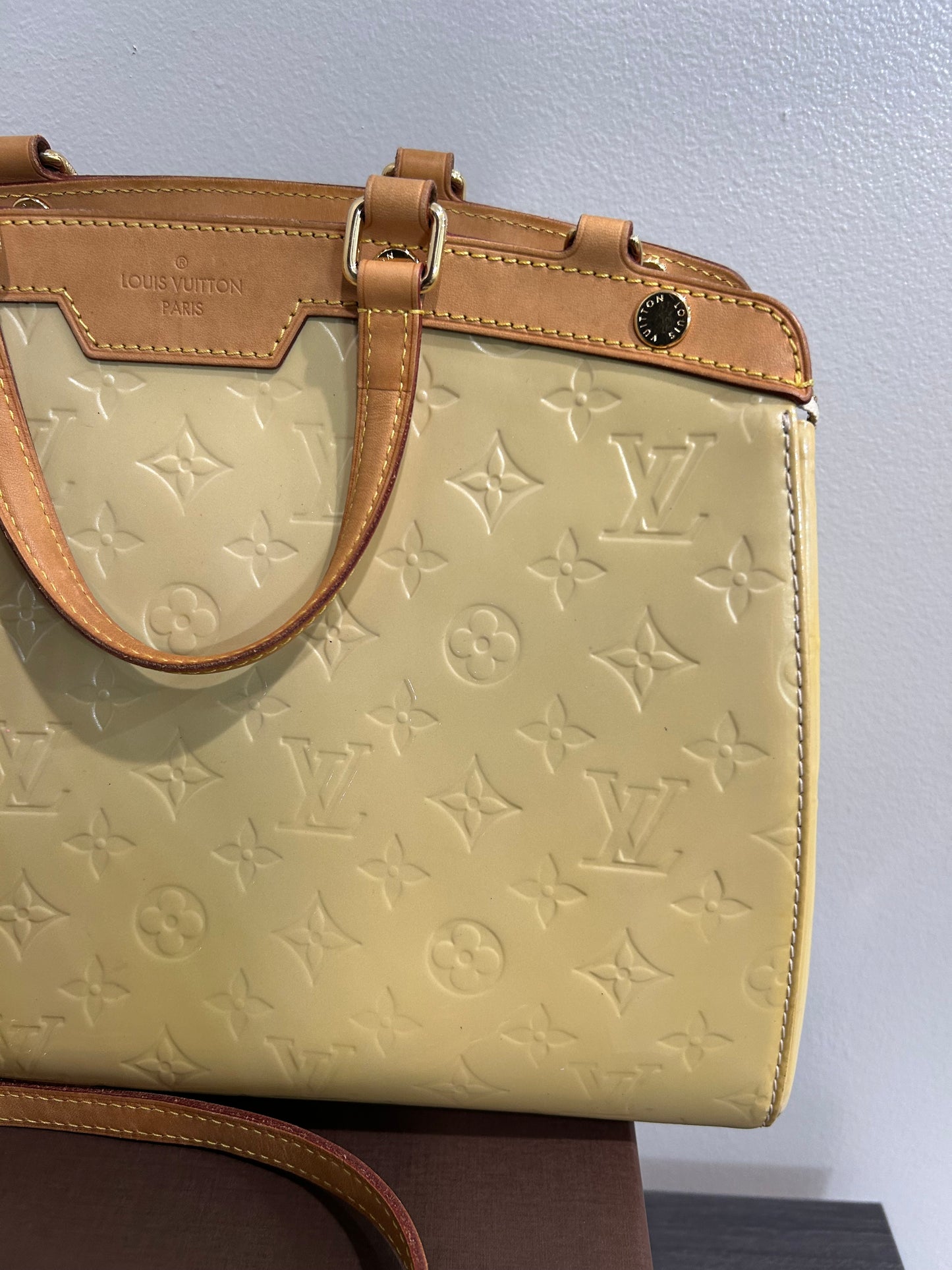 SOLD! 2012 Louis Vuitton Yellow Vernis Brea MM