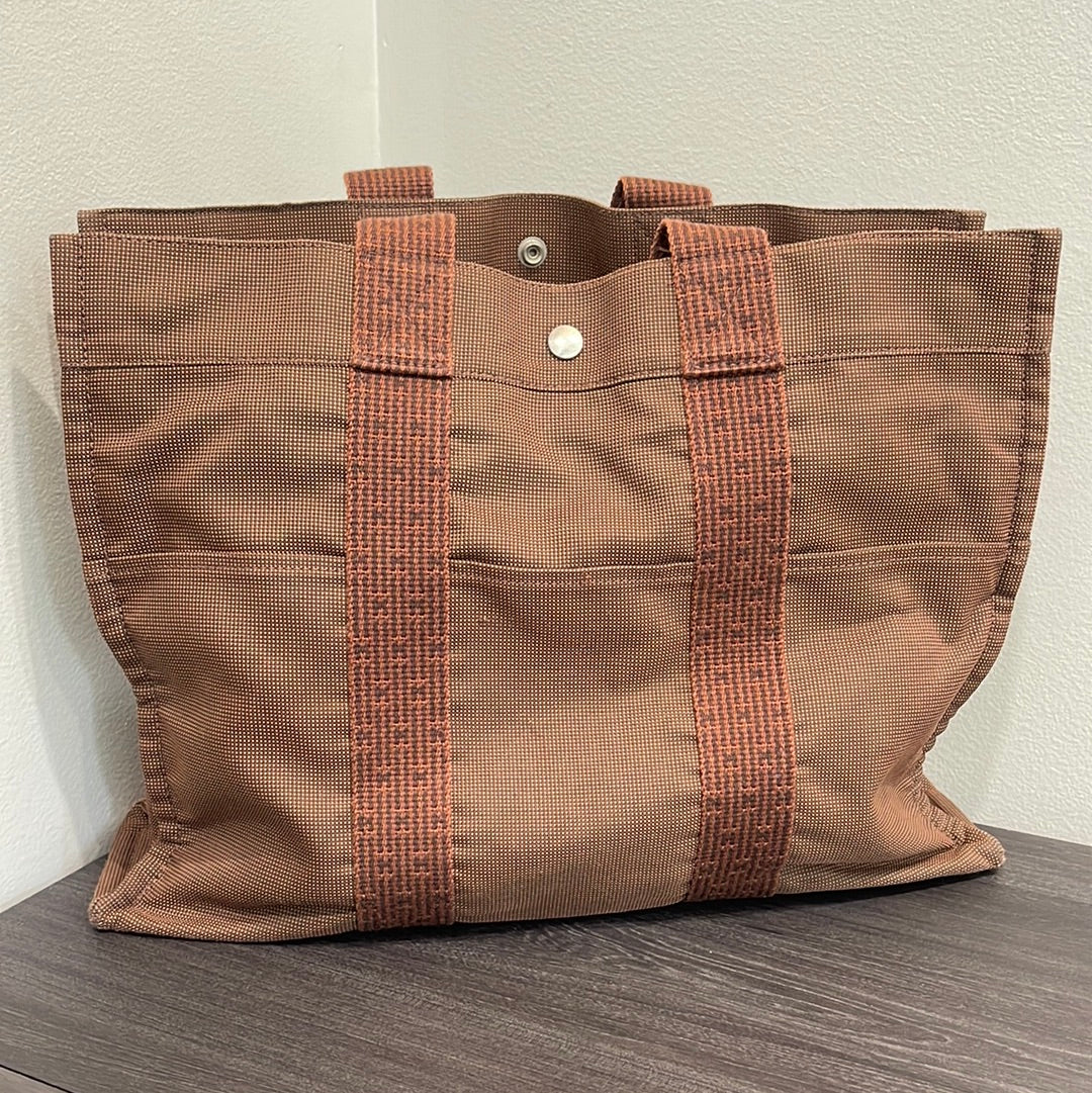 SOLD! Hermès Toile Fourre-Tout PM Tote