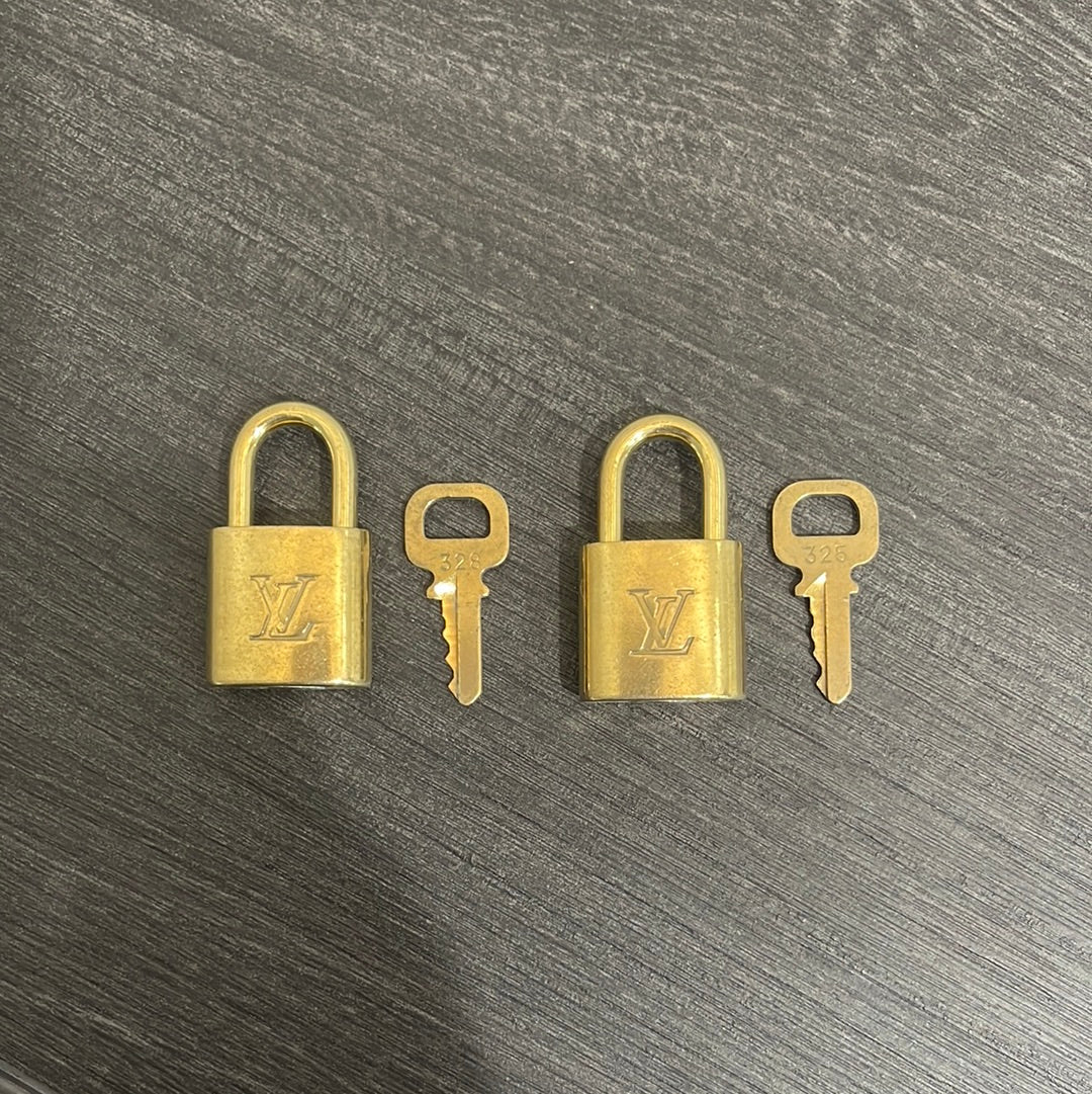 SOLD! Set of 2 Louis Vuitton Lock & Key