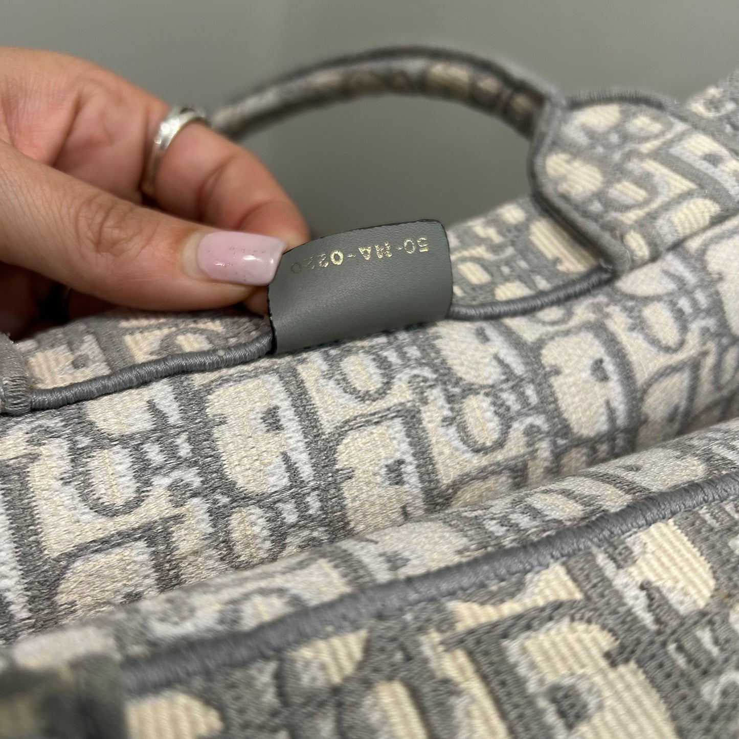 CLEARANCE #110 CHRISTIAN DIOR Large Book Tote w/ Dust Bag