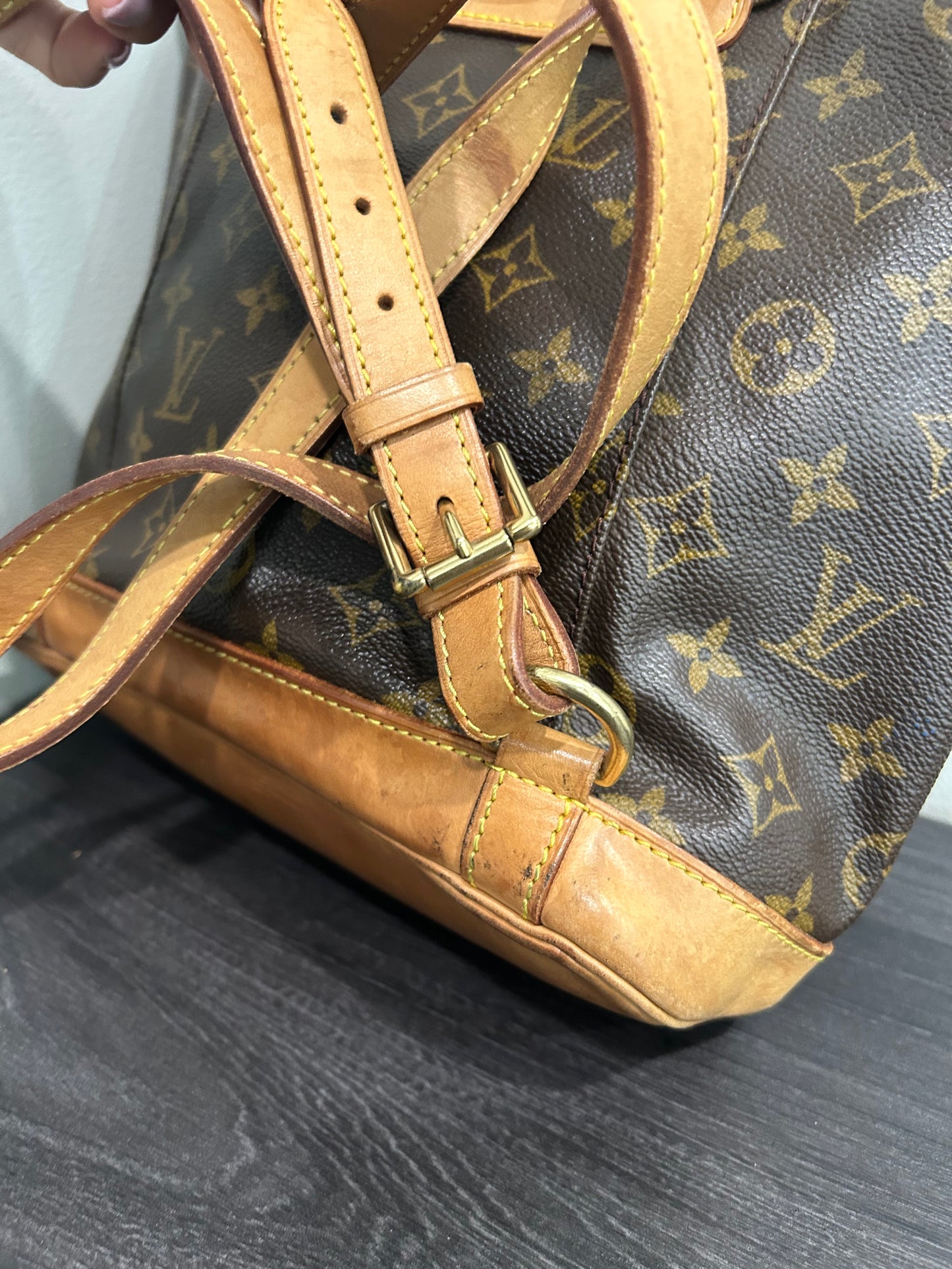 SOLD! Louis Vuitton Monogram Montsouris MM Backpack
