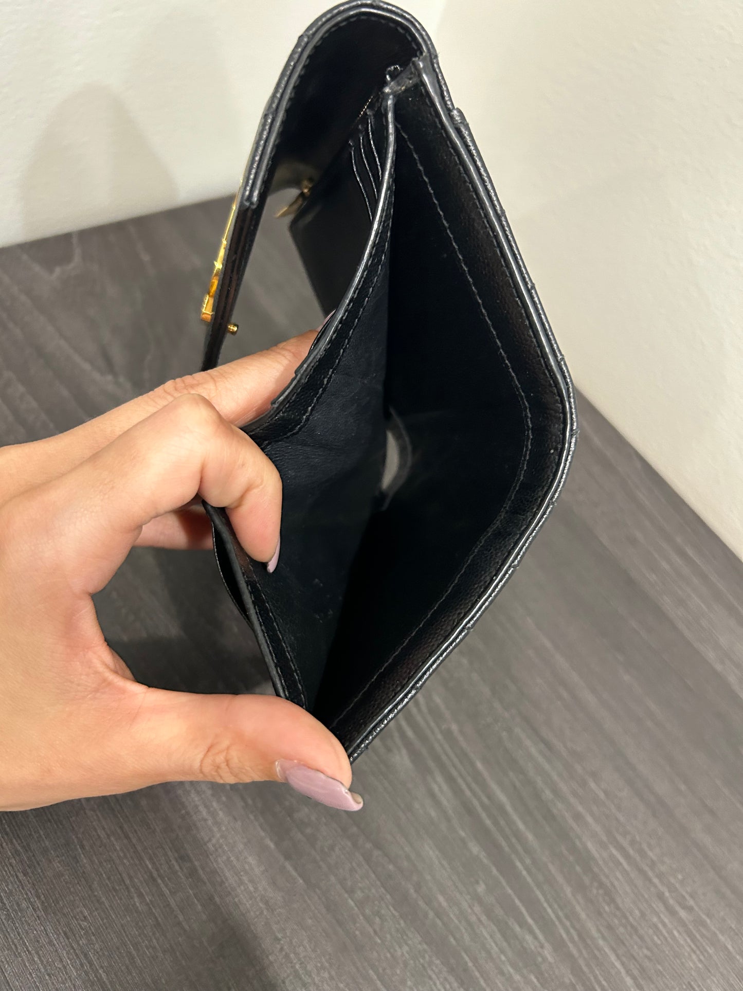 SOLD! Yves Saint Laurent YSL Caviar Wallet