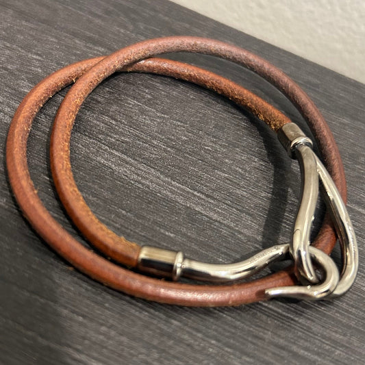 1032 HERMÈS Double Hook Wrap Bracelet MSRP $435