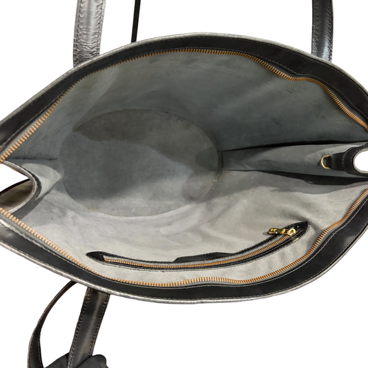 #8227 LOUIS VUITTON Black Epi Saint Jacques GM