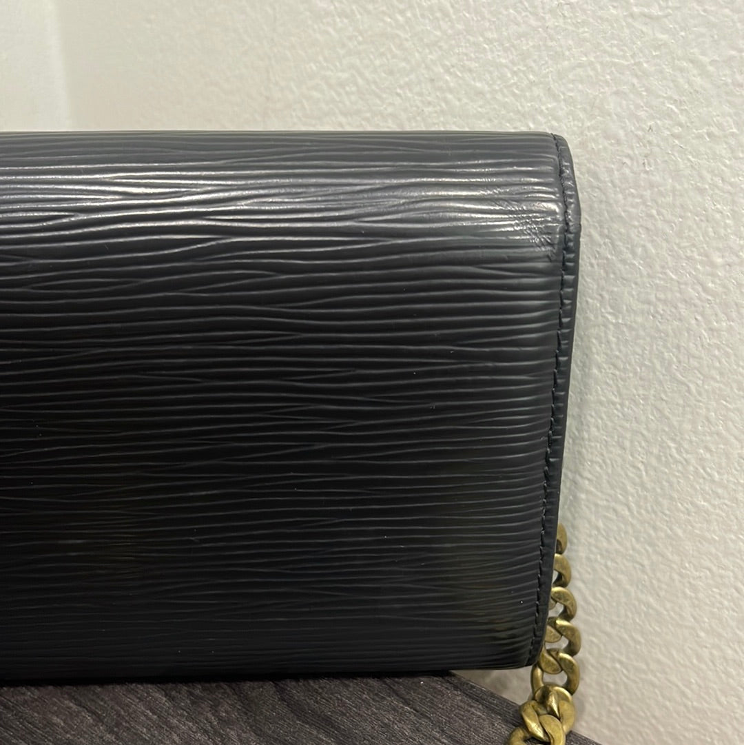 SOLD! Louis Vuitton Epi Wallet on Chain